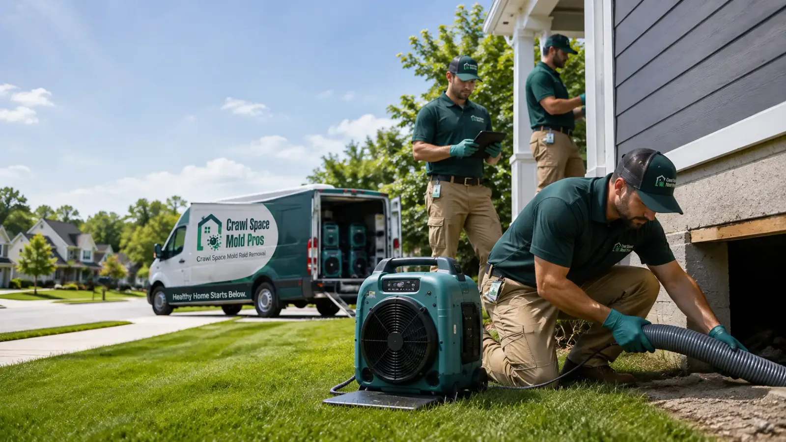 Crawl Space Mold Removal in Barboursville, VA